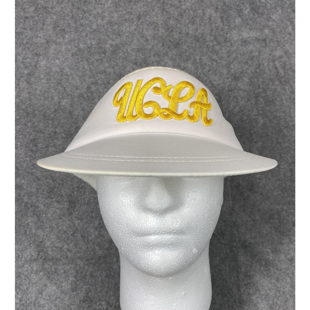 Vintage UCLA Bruins Hat Cap Strap Back Script NCAA Basketball Mens 80s